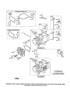 Part Location Diagram of 695108 Briggs and Stratton Label-Emissions
